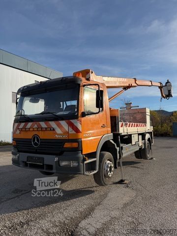 Lastbilsmonterad arbetsplattform MERCEDES-BENZ 1323 HUBSTEIGER 22 M TOP ZUSTAND