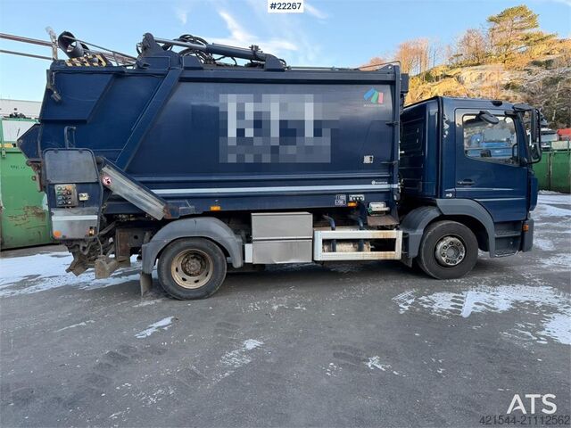 Vozilo za prikupljanje otpada Mercedes-Benz Atego 1224, 2-compartment refuse truck