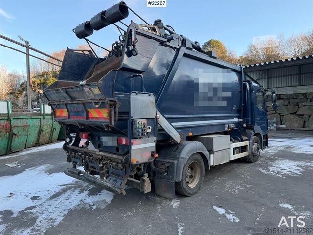 Vozilo za prikupljanje otpada Mercedes-Benz Atego 1224, 2-compartment refuse truck