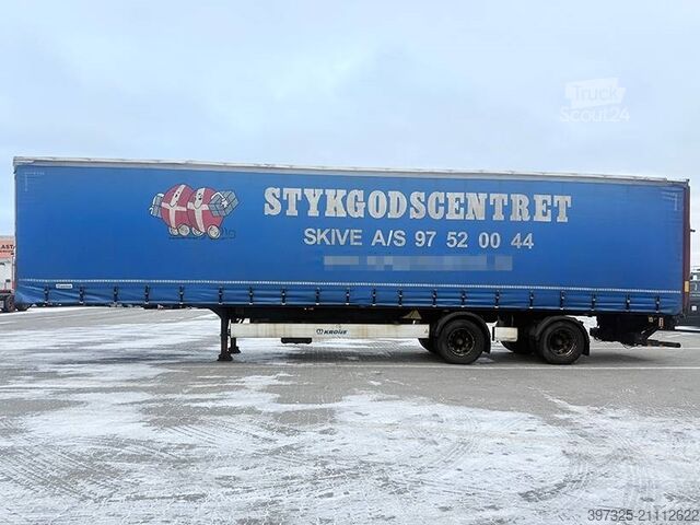 Skjutbara presenningar Krone Curtainsider / Planenauflieger / Gardin