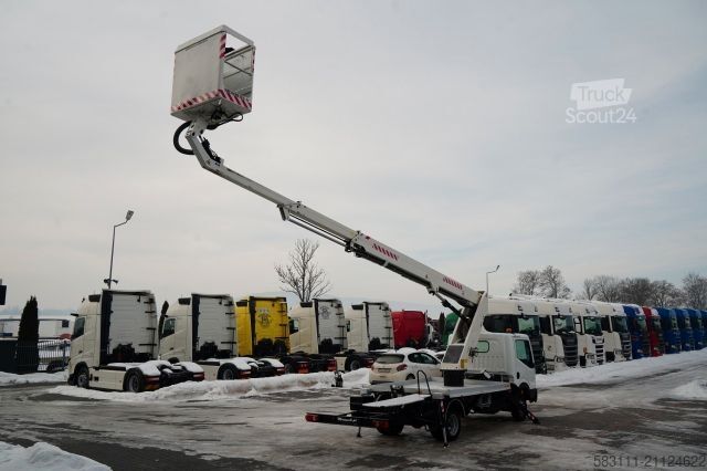 Podnośnik koszowy na samochodzie ciężarowym NISSAN CABSTAR / ZWY?KA 20 METRÓW / GSR E200TE4 /  BLI?
