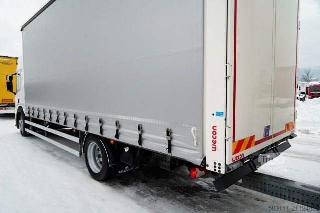 Ciężarówka jumbo SCANIA P 280 / ZESTAW TANDEM / FIRANKA / 120 M3 / WECON