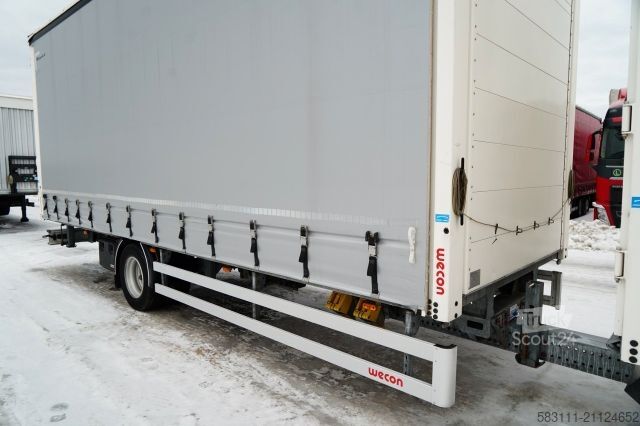 Ciężarówka jumbo SCANIA P 280 / ZESTAW TANDEM / FIRANKA / 120 M3 / WECON