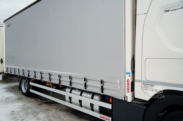 Ciężarówka jumbo SCANIA P 280 / ZESTAW TANDEM / FIRANKA / 120 M3 / WECON