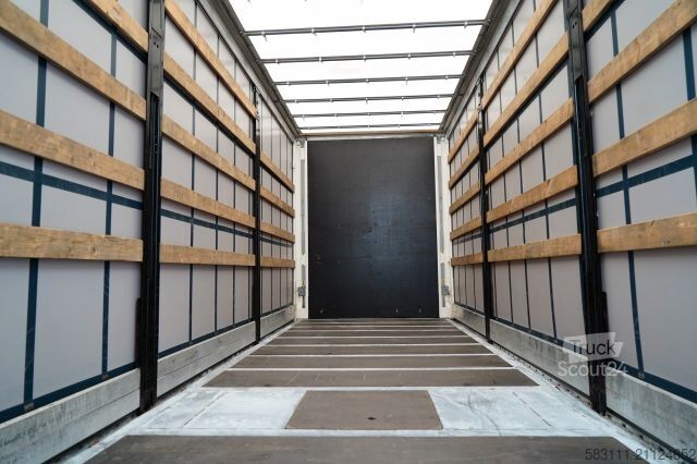 Ciężarówka jumbo SCANIA P 280 / ZESTAW TANDEM / FIRANKA / 120 M3 / WECON