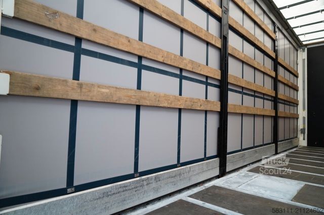 Ciężarówka jumbo SCANIA P 280 / ZESTAW TANDEM / FIRANKA / 120 M3 / WECON