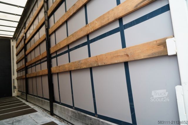 Ciężarówka jumbo SCANIA P 280 / ZESTAW TANDEM / FIRANKA / 120 M3 / WECON