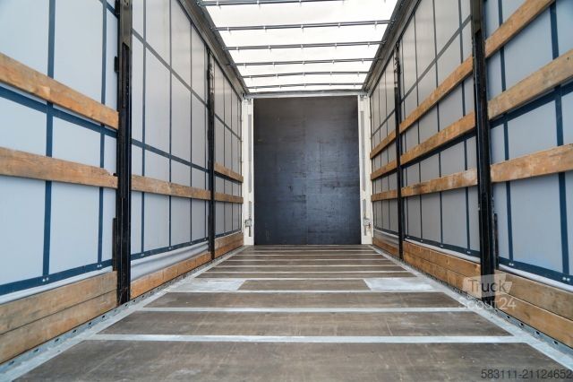 Ciężarówka jumbo SCANIA P 280 / ZESTAW TANDEM / FIRANKA / 120 M3 / WECON