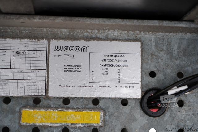 Ciężarówka jumbo SCANIA P 280 / ZESTAW TANDEM / FIRANKA / 120 M3 / WECON