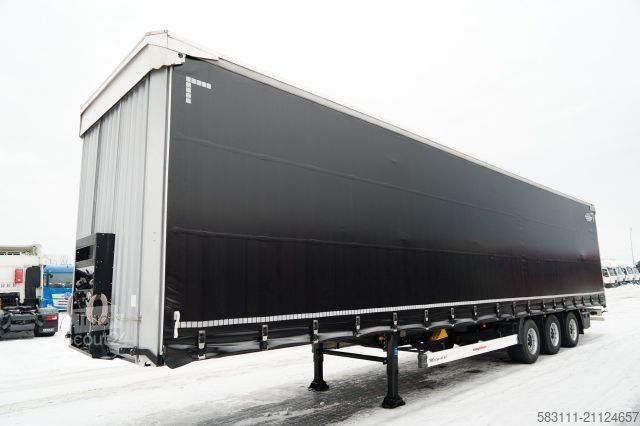 Ανοιχτό ημιρυμουλκούμενο με μουσαμά KÄSSBOHRER FIRANKA / MEGA / DACH PODNOSZONY / LOW DECK / 20