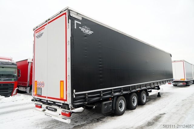 Ανοιχτό ημιρυμουλκούμενο με μουσαμά KÄSSBOHRER FIRANKA / MEGA / DACH PODNOSZONY / LOW DECK / 20