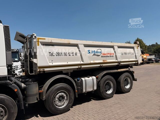 Üç taraflı damperli kamyon IVECO TRAKKER 450 8X4 DAUTEL Bordmatic 130.000km!