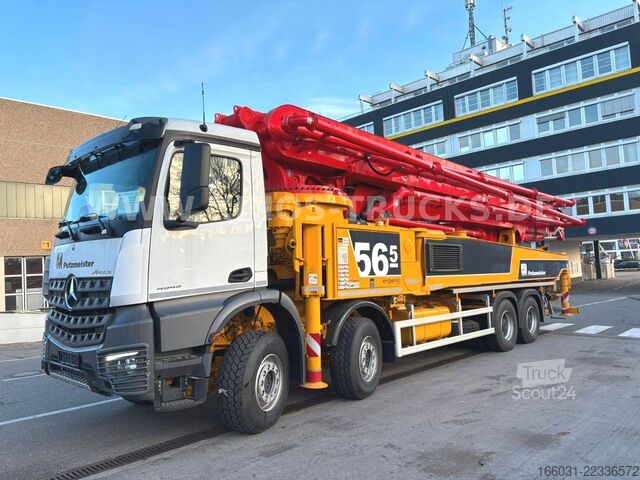 Beton pompası kamyonu MERCEDES-BENZ Arocs 4545 New EUR3 PUTZMEISTER BSF 56M/5