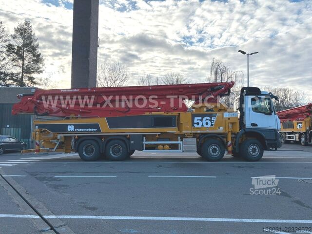 Beton pompası kamyonu MERCEDES-BENZ Arocs 4545 New EUR3 PUTZMEISTER BSF 56M/5