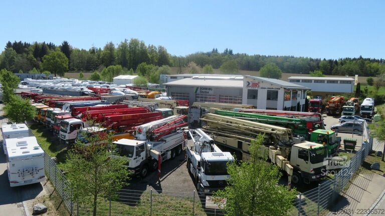 Beton pompası kamyonu MERCEDES-BENZ Arocs 4545 New EUR3 PUTZMEISTER BSF 56M/5