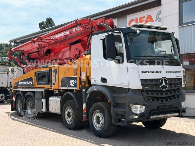 Beton pompası kamyonu MERCEDES-BENZ Arocs 3245 PUTZMEISTER BSF 42M/5