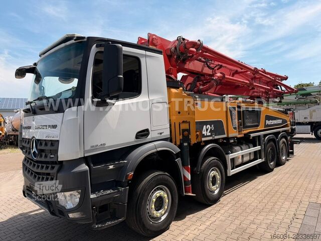 Beton pompası kamyonu MERCEDES-BENZ Arocs 3245 PUTZMEISTER BSF 42M/5