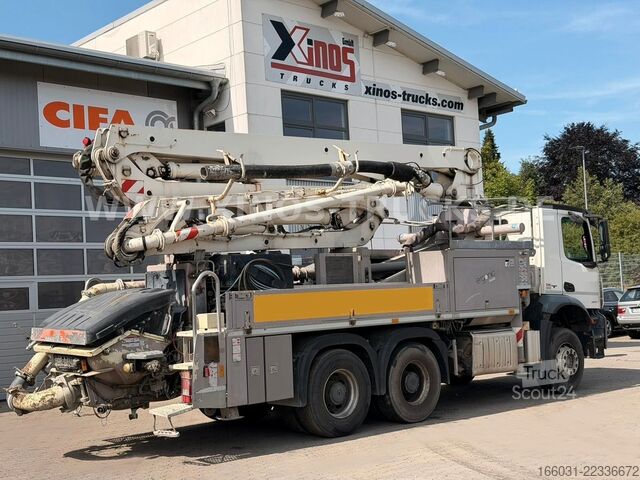 Tovornjak s črpalko za beton MERCEDES-BENZ Arocs 2640 6X4 Putzmeister BSF 24M/4