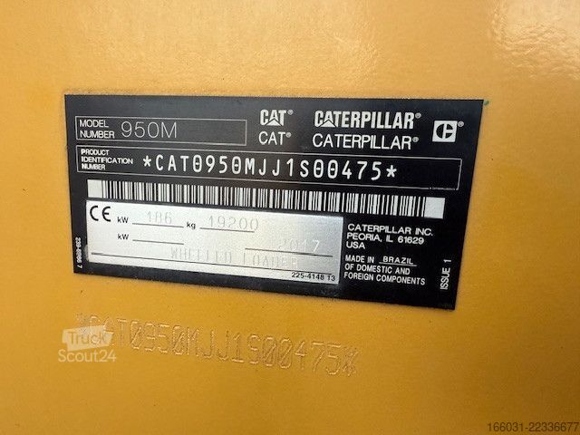 Wiellader CATERPILLAR 950 M German Loader