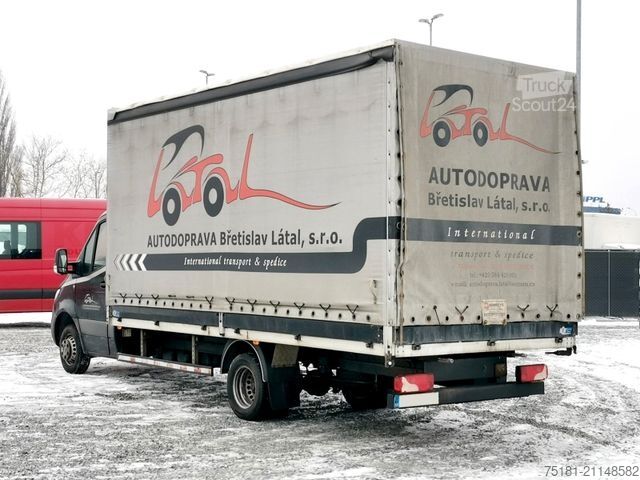 Βαν με κουρτίνα πλευράς MERCEDES-BENZ Sprinter 519CDI PRITSCHE 10PAL/KLIMA/ BIS 3, 5T