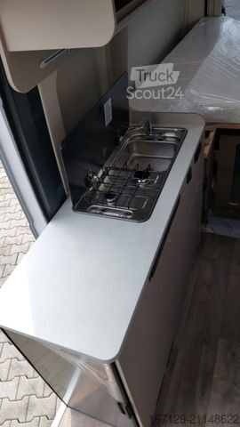 Автодом CARADO pro CV 640 pro / Fahrradträger / Längsbetten