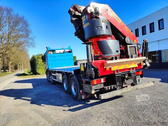 Plateau de chargement Mercedes-Benz Actros 4151 V8 8x4 roofcrane / dachdecker Palfi...