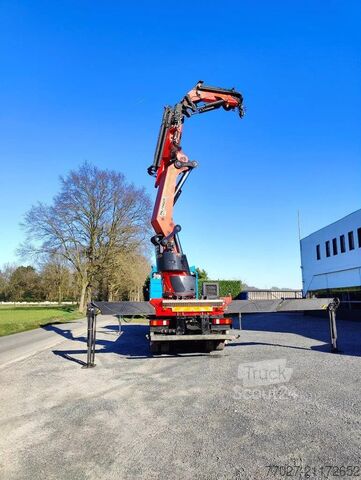 Plateau de chargement Mercedes-Benz Actros 4151 V8 8x4 roofcrane / dachdecker Palfi...