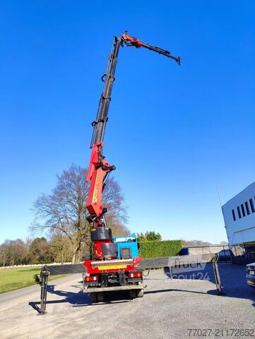 Plateau de chargement Mercedes-Benz Actros 4151 V8 8x4 roofcrane / dachdecker Palfi...