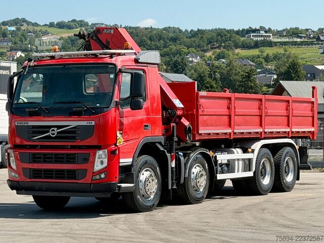 Kamyon üzerine monteli vinç VOLVO FM 420 Kipper 6,40m *HMF 2020 K5/FUNK *8x4