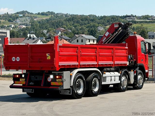 Kamyon üzerine monteli vinç VOLVO FM 420 Kipper 6,40m *HMF 2020 K5/FUNK *8x4
