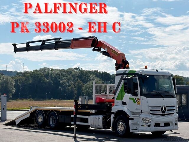 Кран, змонтований на вантажівці MERCEDES-BENZ ANTOS 2543 * PK 33002 - EH C + FUNK / TOPZUSTAND