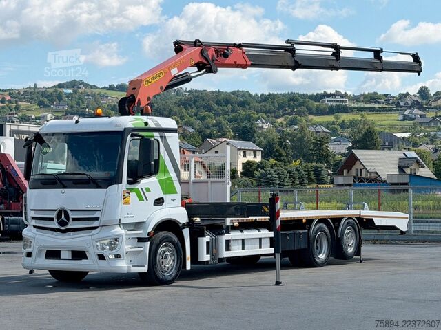 Кран, змонтований на вантажівці MERCEDES-BENZ ANTOS 2543 * PK 33002 - EH C + FUNK / TOPZUSTAND