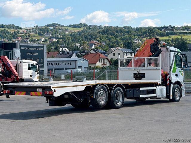Кран, змонтований на вантажівці MERCEDES-BENZ ANTOS 2543 * PK 33002 - EH C + FUNK / TOPZUSTAND