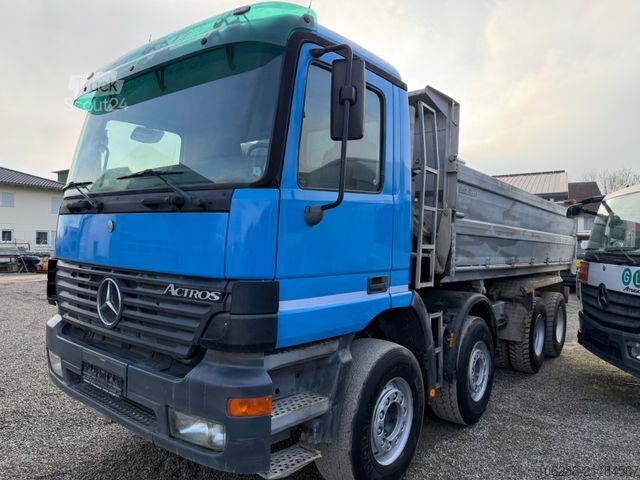 Camion-benne tricar MERCEDES-BENZ Actros 3243  Meiller Kipper  Bordmatic