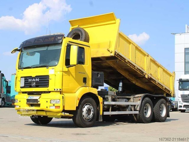 Camion-benne tricar MAN TGM 26.280, THREE-SIDED,SECONDARY AIR CONDITION