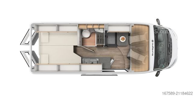 Kemperis SUNLIGHT Cliff 640, 6E,16" Alufelgen,REMIS,Markise,AKTION