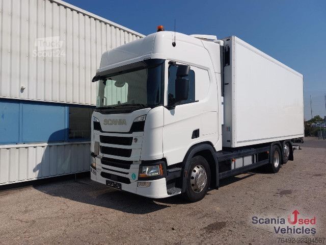 Рефрижераторный грузовик Scania R 410 B6x2NB Tiefkühlkoffer TK SLXi300 Ladebordwa