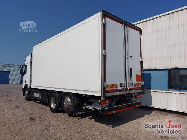 Рефрижераторный грузовик Scania R 410 B6x2NB Tiefkühlkoffer TK SLXi300 Ladebordwa