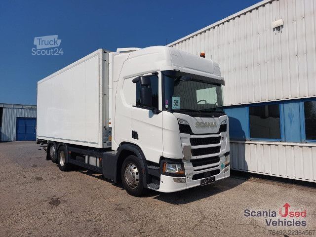 Рефрижераторный грузовик Scania R 410 B6x2NB Tiefkühlkoffer TK SLXi300 Ladebordwa