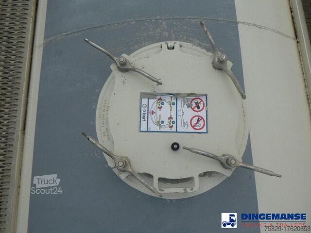 Silo Feldbinder Powder tank alu 40 m3 /  1 comp + compressor