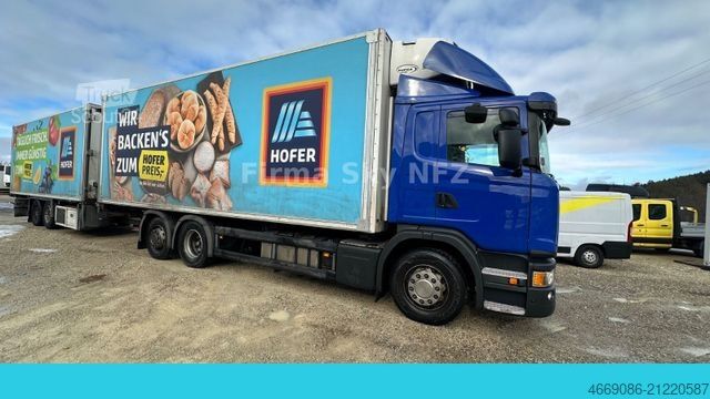 Chladírenský vůz SCANIA G370 Carrier Supra 1250 lift lenkachse