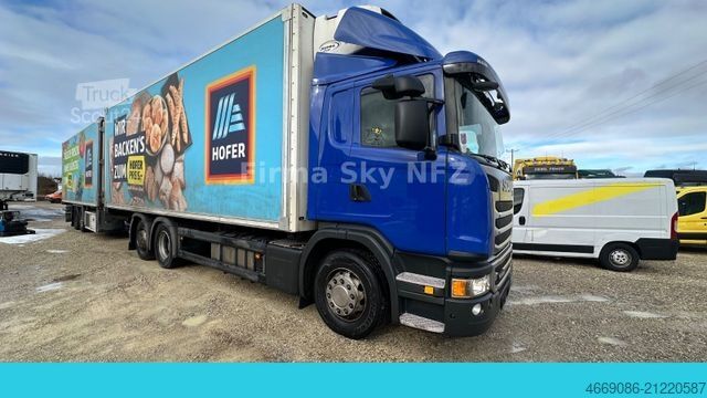 Chladírenský vůz SCANIA G370 Carrier Supra 1250 lift lenkachse