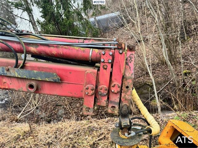 آلة التحميل والتفريغ HMF Hermeler Maschinenbau 1150 crane with grab.