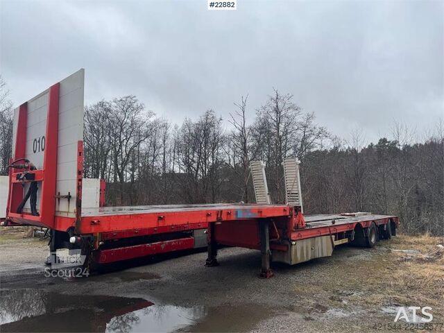مقطورة نقل منخفضة  Trailer-Bygg machinery semi-trailer