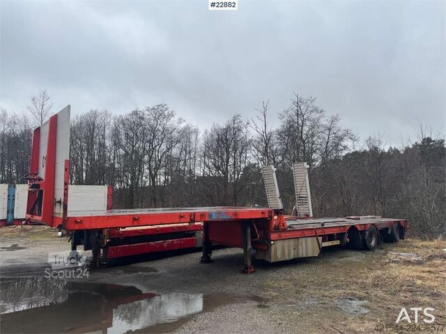 مقطورة نقل منخفضة  Trailer-Bygg machinery semi-trailer