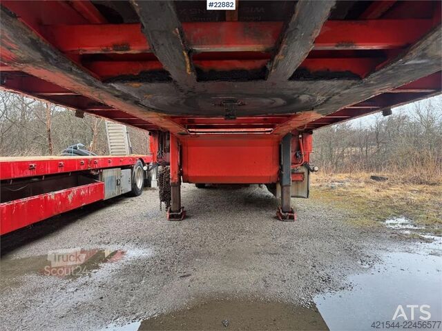 مقطورة نقل منخفضة  Trailer-Bygg machinery semi-trailer
