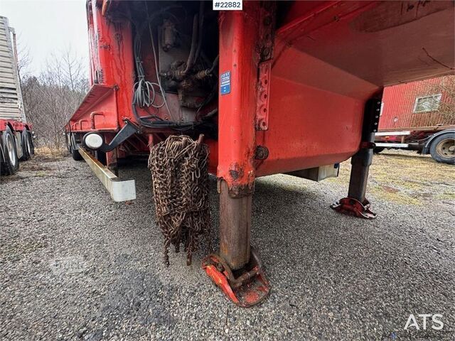 مقطورة نقل منخفضة  Trailer-Bygg machinery semi-trailer