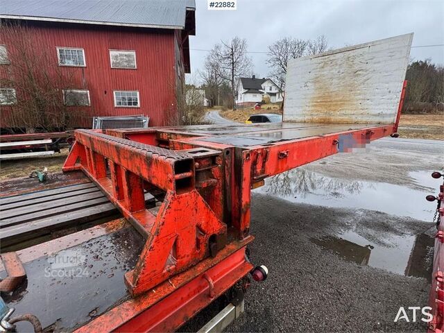 مقطورة نقل منخفضة  Trailer-Bygg machinery semi-trailer