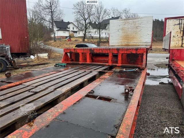 مقطورة نقل منخفضة  Trailer-Bygg machinery semi-trailer