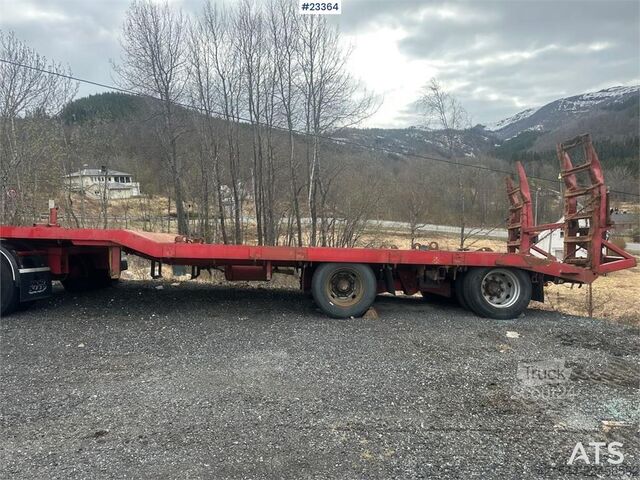 مقطورة نقل منخفضة  Nor-Slep 3 axle machine trailer